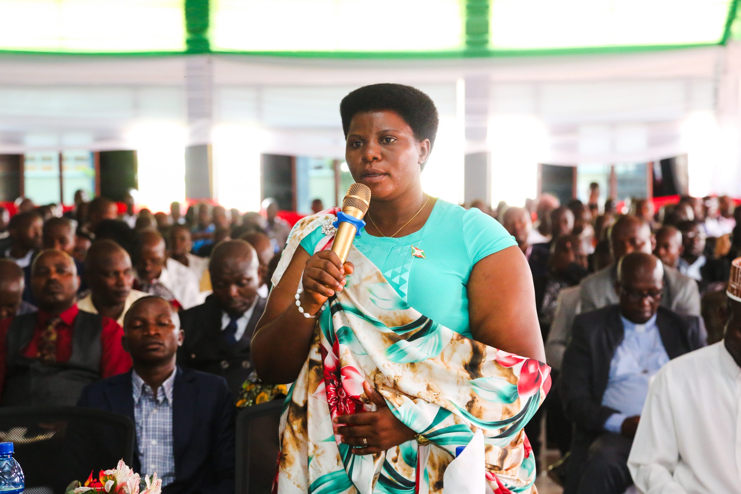 Intervention de l'Honorable Boussessia Nkezimana