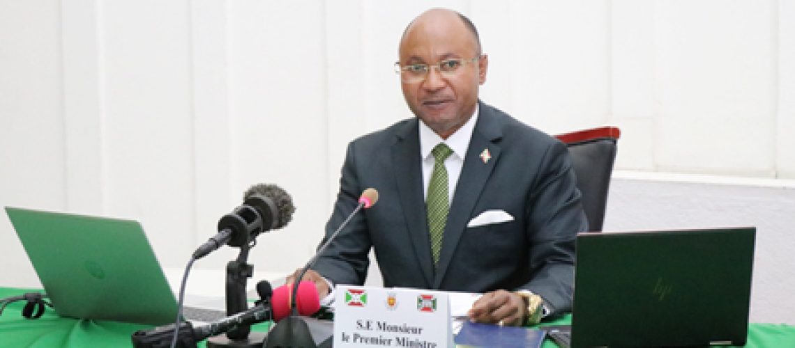 Les Membres du Bureau du Parlement burundais