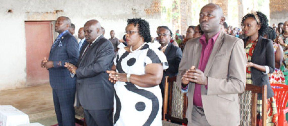 Le Président de l’Assemblée Nationale et son épouse à l’Eglise de Gifurwe