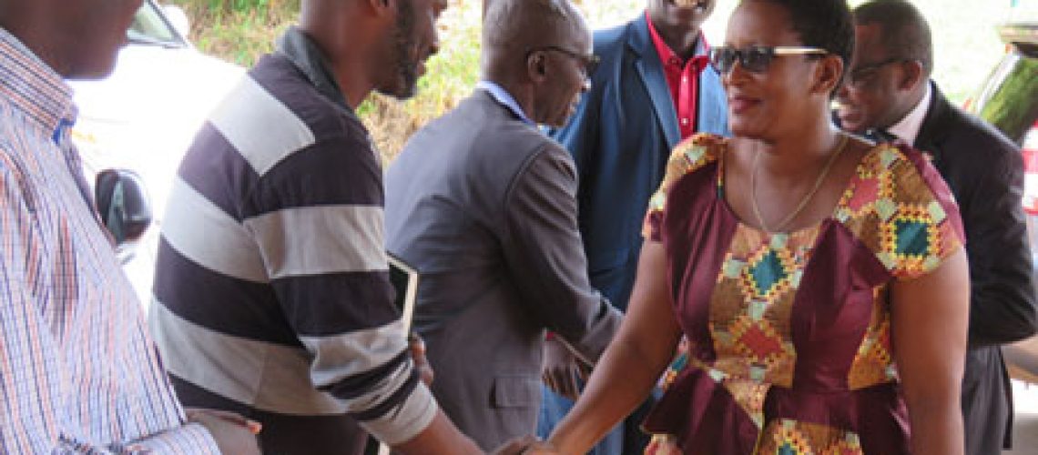 Arrivée de la Deuxième Vice Présidente de l’Assemblée Nationale et celui du Sénat au Bureau Provincial de Gitega