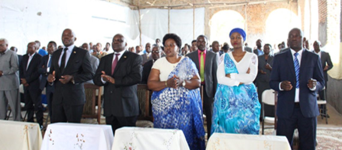 Le Président de l’Assemblée Nationale participant à la messe