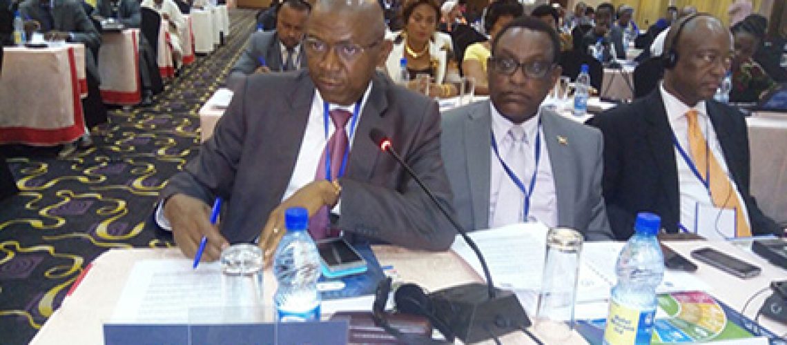 Le Premier Vice-Président de l’Assemblée nationale du Burundi s’exprimant lors du seminaire